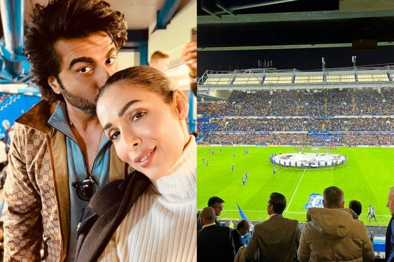 Malaika Arora - Arjun Kapoor Can't Keep Calm During LIVE Chelsea Match in London, See Happy Pics